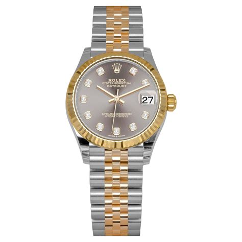 orologio rolex dayjust acciaio oro donna